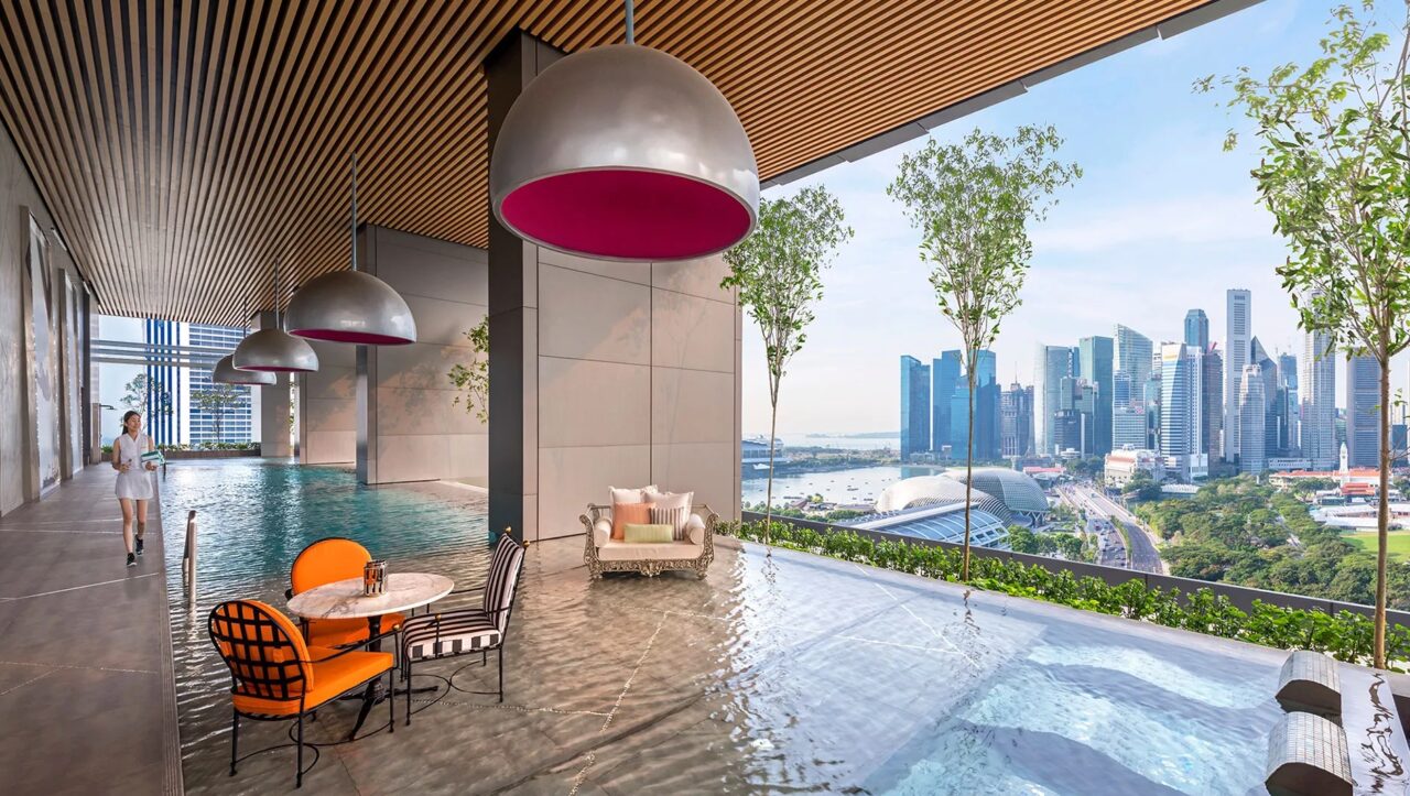 Pool at JW Marriott Singapore South Beach